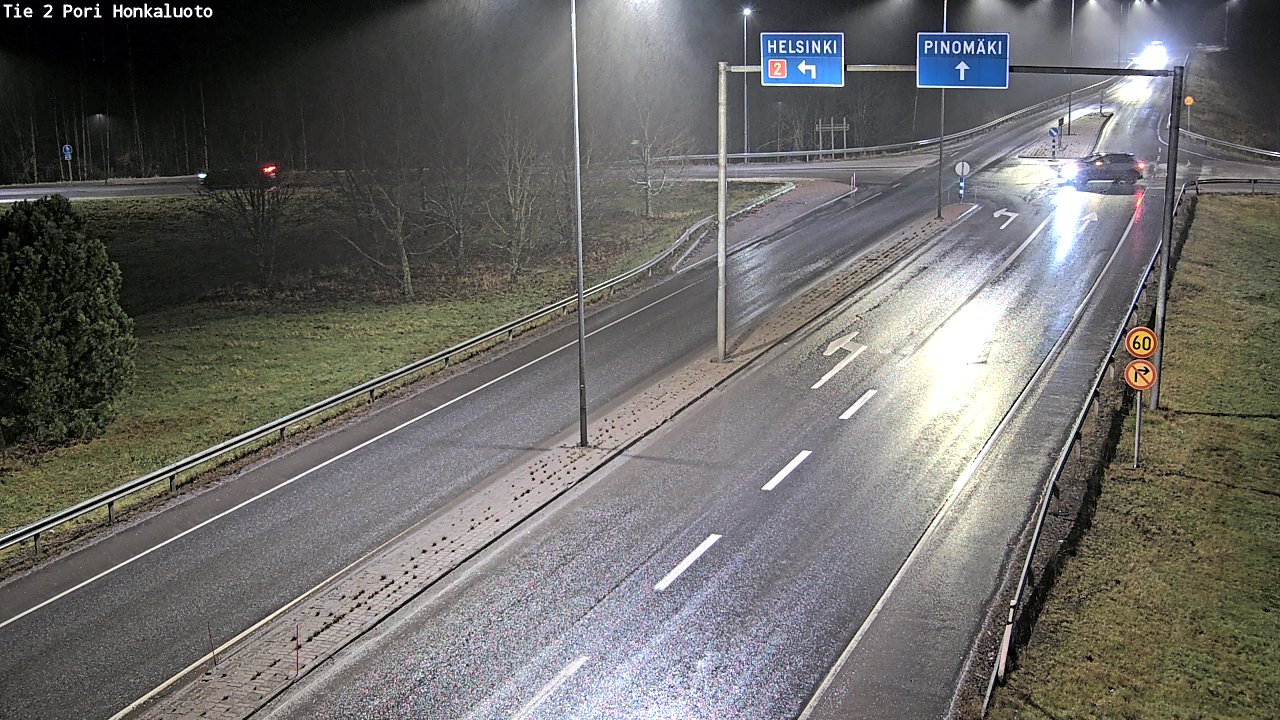 Weather Camera Image Väg 2 Björneborg, Honkaluoto, Pori, Satakunta