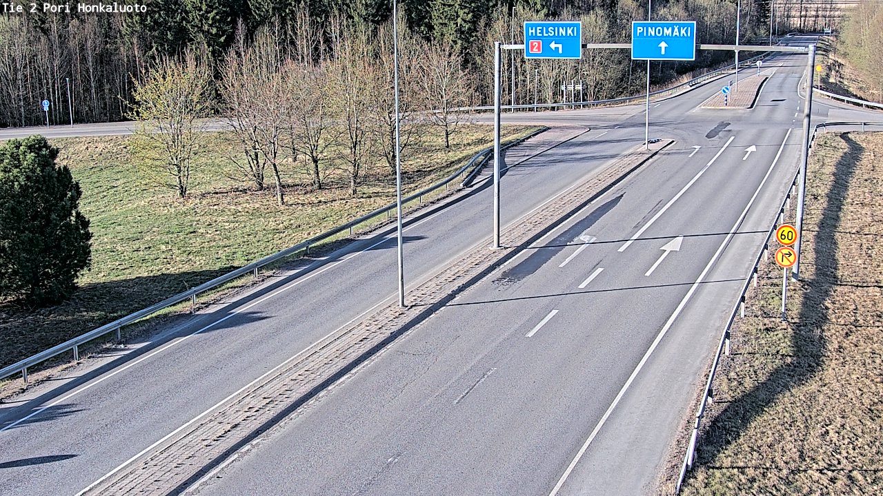 Kelikamerat Kuva Tie 2 Pori, Honkaluoto, Pori, Satakunta