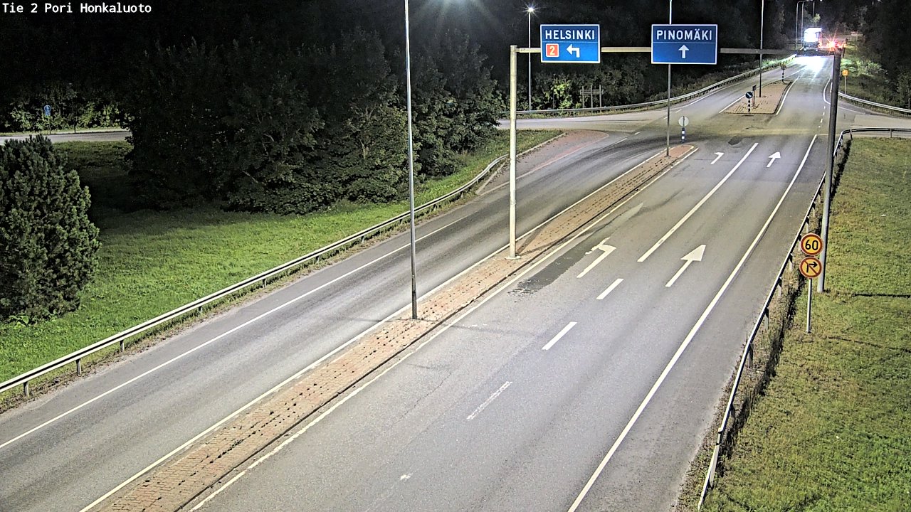 Kelikamerat Kuva Tie 2 Pori, Honkaluoto, Pori, Satakunta