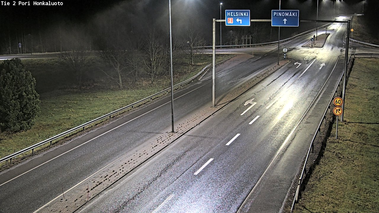 Weather Camera Image Väg 2 Björneborg, Honkaluoto, Pori, Satakunta