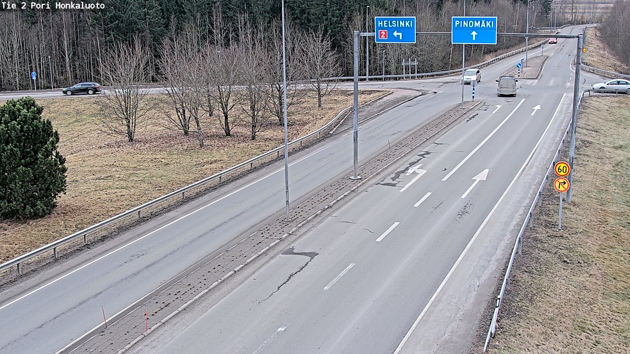 Kelikamerat Kuva Tie 2 Pori, Honkaluoto, Pori, Satakunta