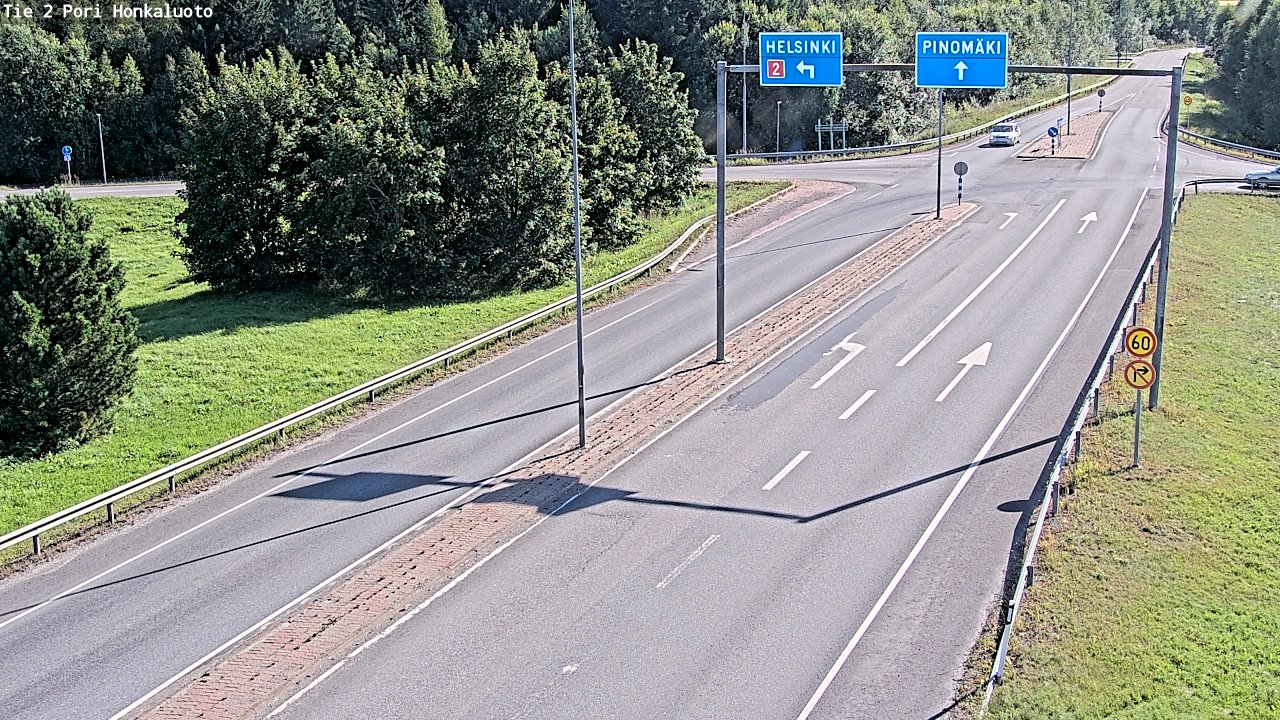Kelikamerat Kuva Tie 2 Pori, Honkaluoto, Pori, Satakunta
