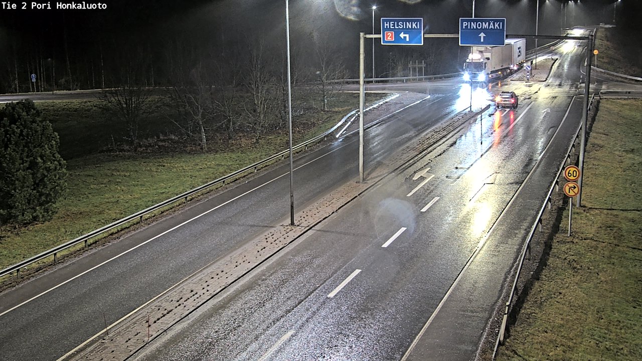 Weather Camera Image Väg 2 Björneborg, Honkaluoto, Pori, Satakunta