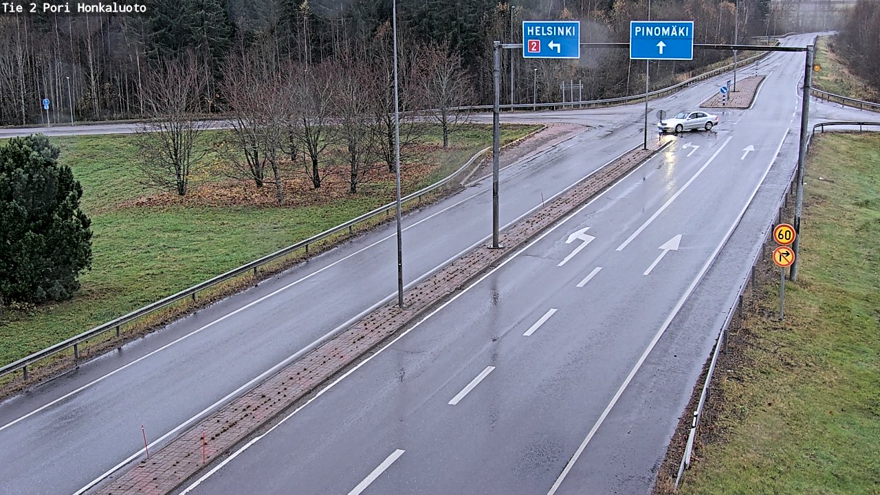 Kelikamerat Kuva Tie 2 Pori, Honkaluoto, Pori, Satakunta