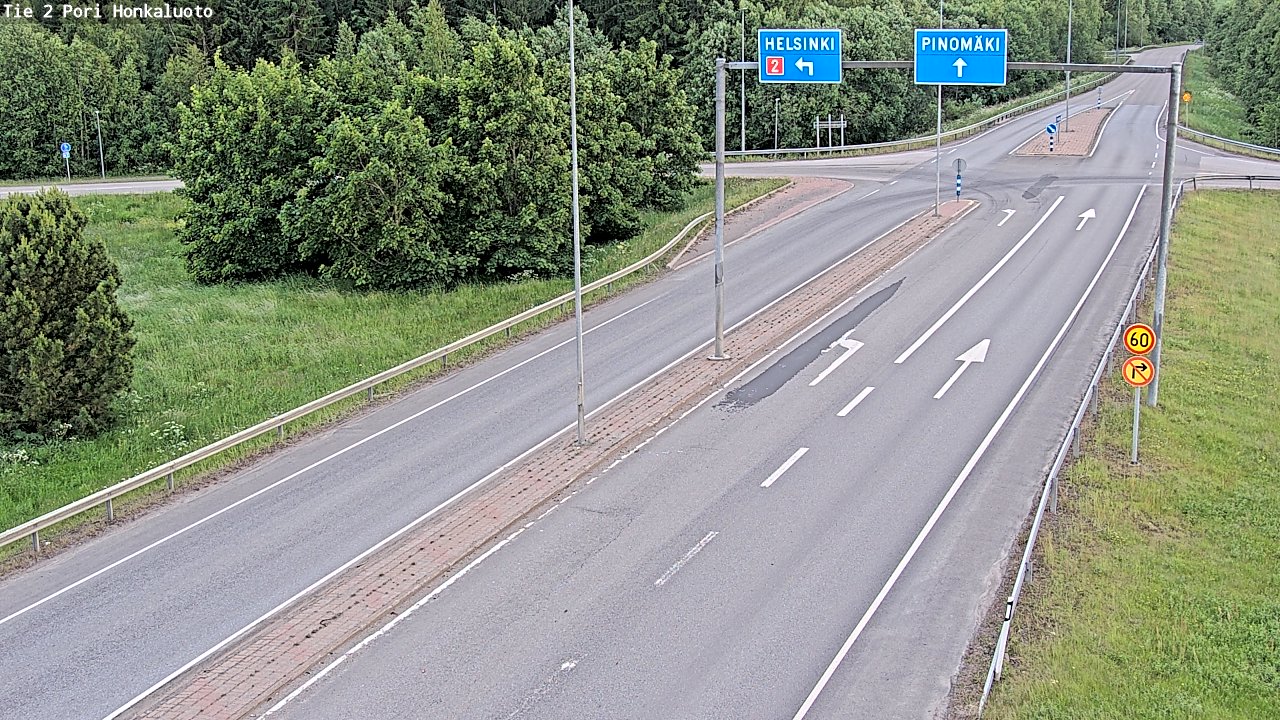 Kelikamerat Kuva Tie 2 Pori, Honkaluoto, Pori, Satakunta