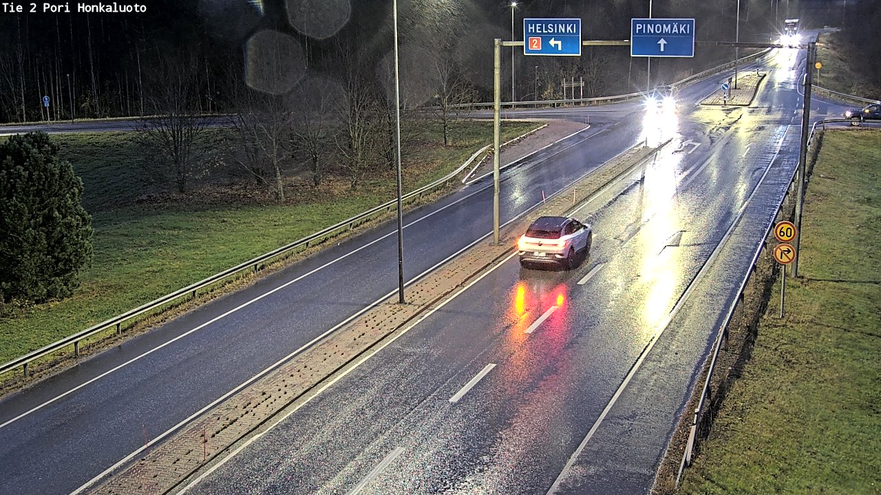 Kelikamerat Kuva Tie 2 Pori, Honkaluoto, Pori, Satakunta