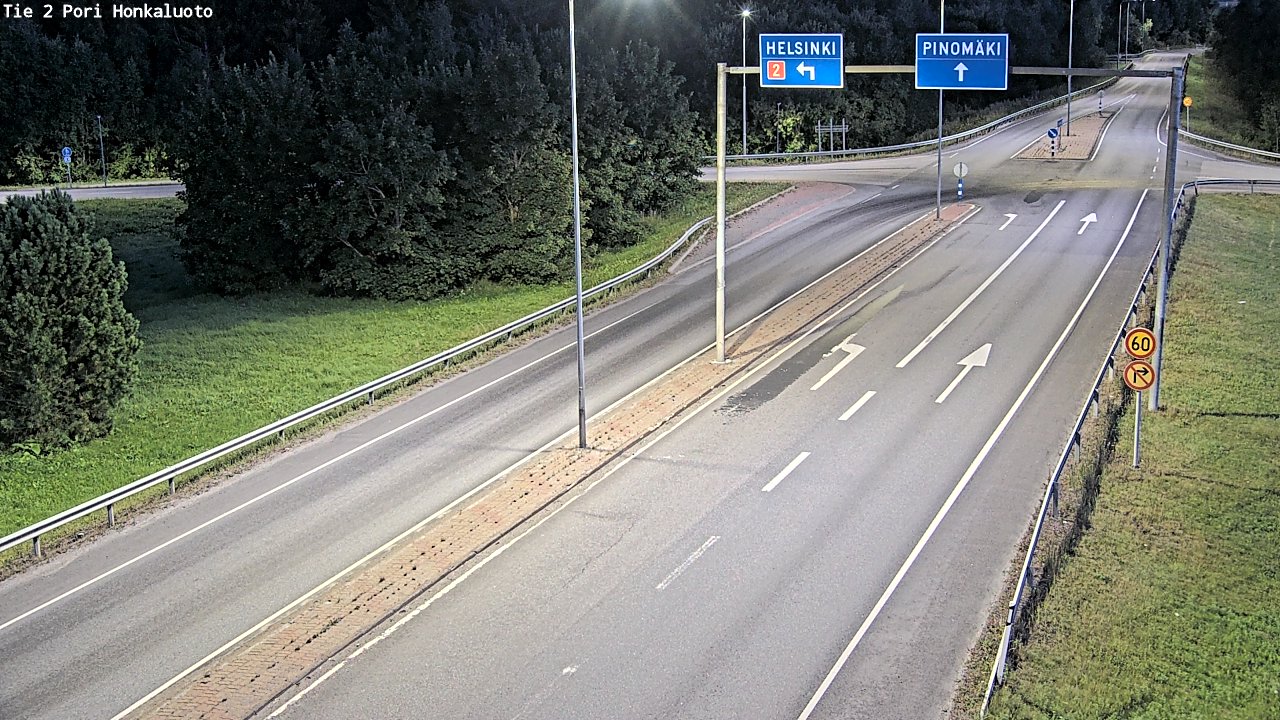Kelikamerat Kuva Tie 2 Pori, Honkaluoto, Pori, Satakunta