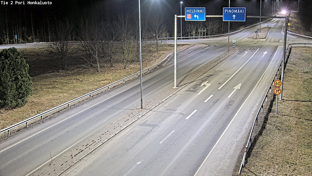 Weather Camera Image Väg 2 Björneborg, Honkaluoto, Pori, Satakunta