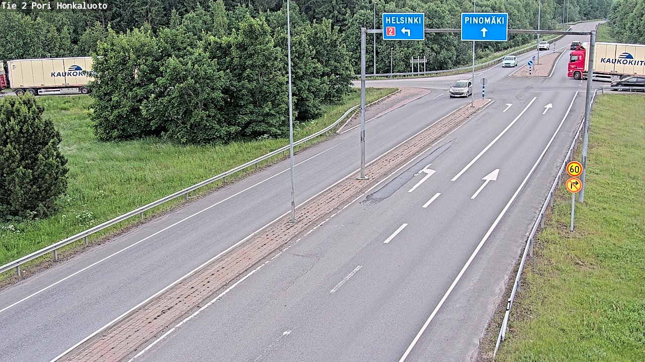 Kelikamerat Kuva Tie 2 Pori, Honkaluoto, Pori, Satakunta