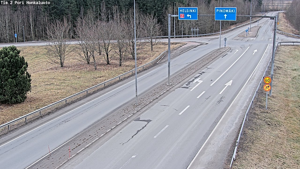 Kelikamerat Kuva Tie 2 Pori, Honkaluoto, Pori, Satakunta