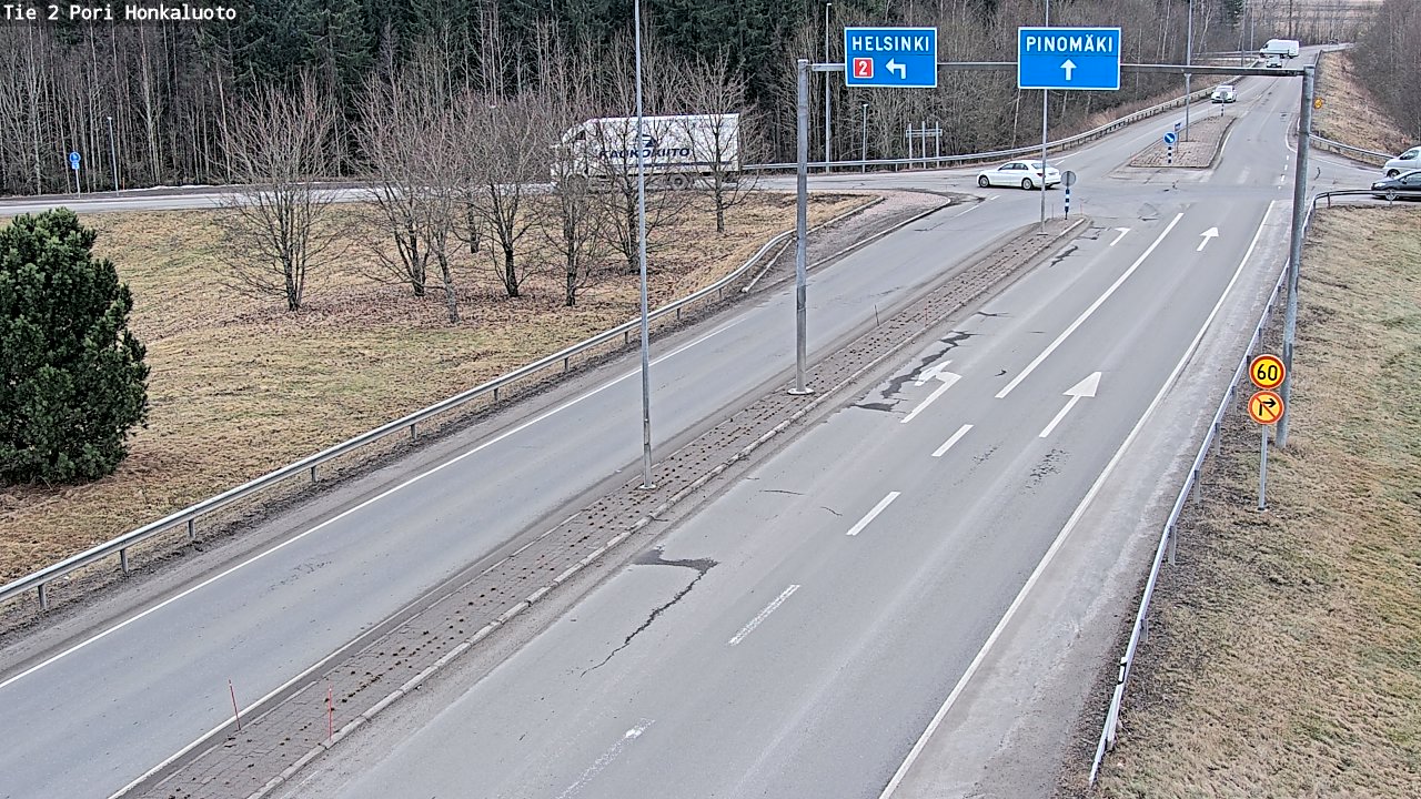 Kelikamerat Kuva Tie 2 Pori, Honkaluoto, Pori, Satakunta