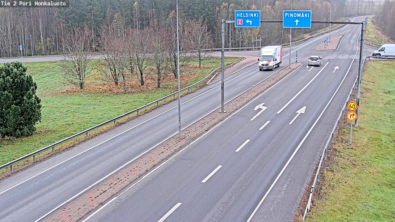 Kelikamerat Kuva Tie 2 Pori, Honkaluoto, Pori, Satakunta