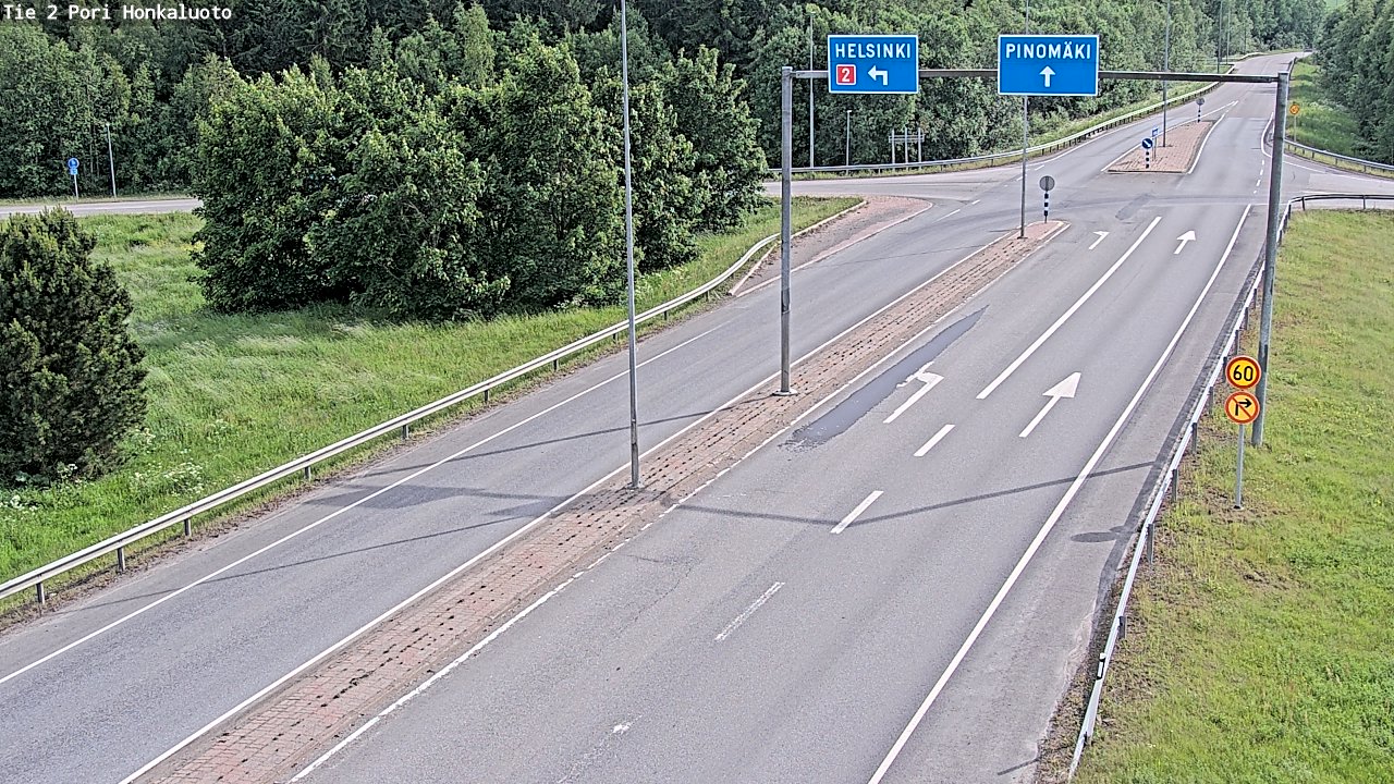 Kelikamerat Kuva Tie 2 Pori, Honkaluoto, Pori, Satakunta