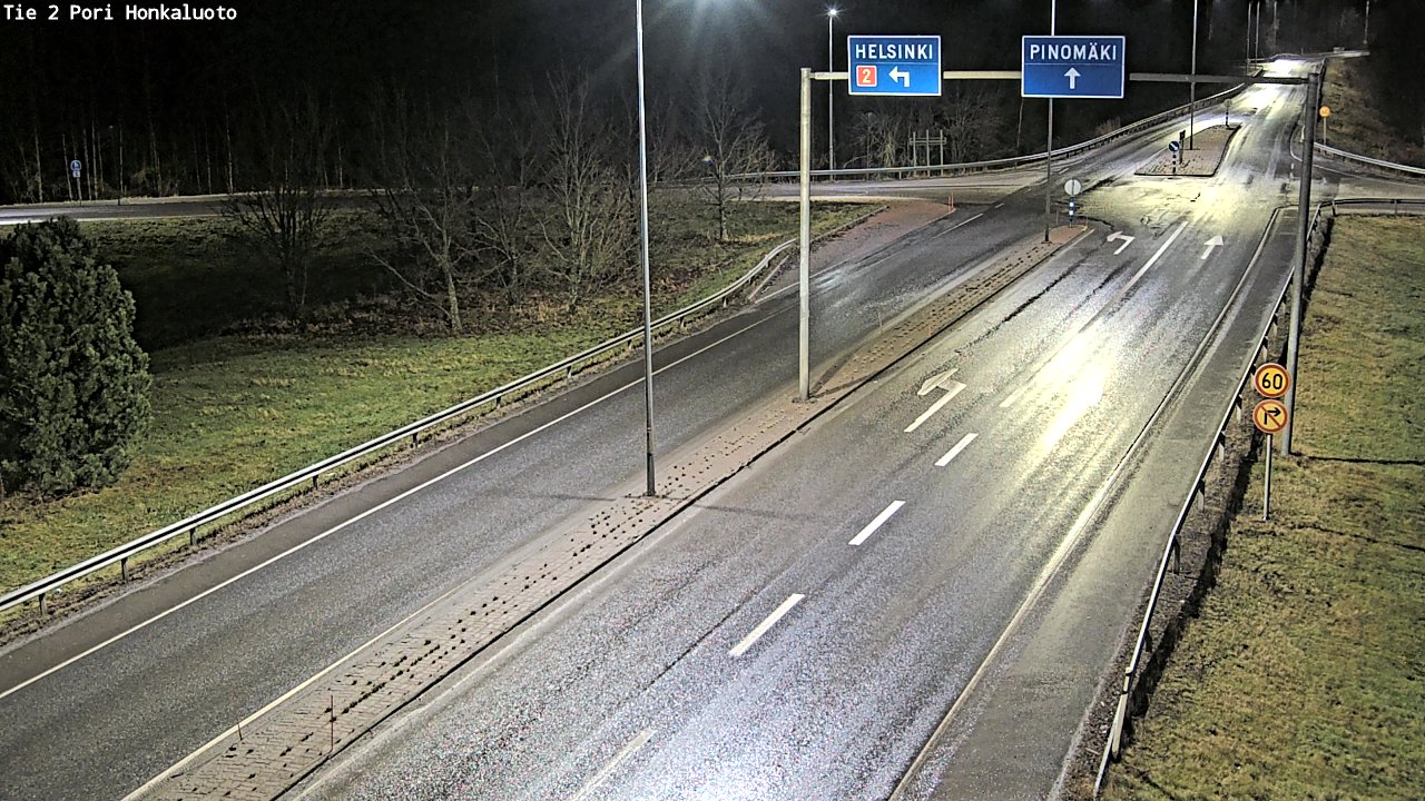 Weather Camera Image Väg 2 Björneborg, Honkaluoto, Pori, Satakunta