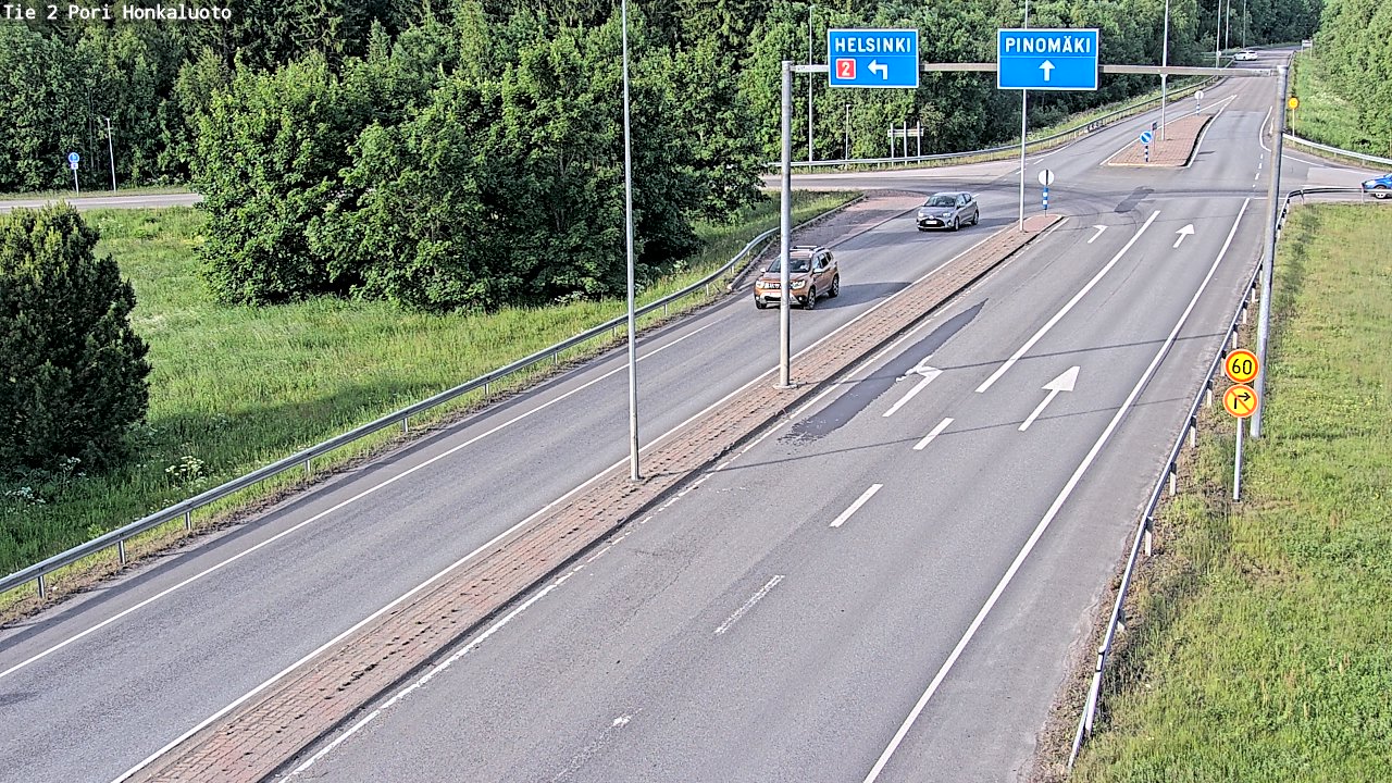 Kelikamerat Kuva Tie 2 Pori, Honkaluoto, Pori, Satakunta