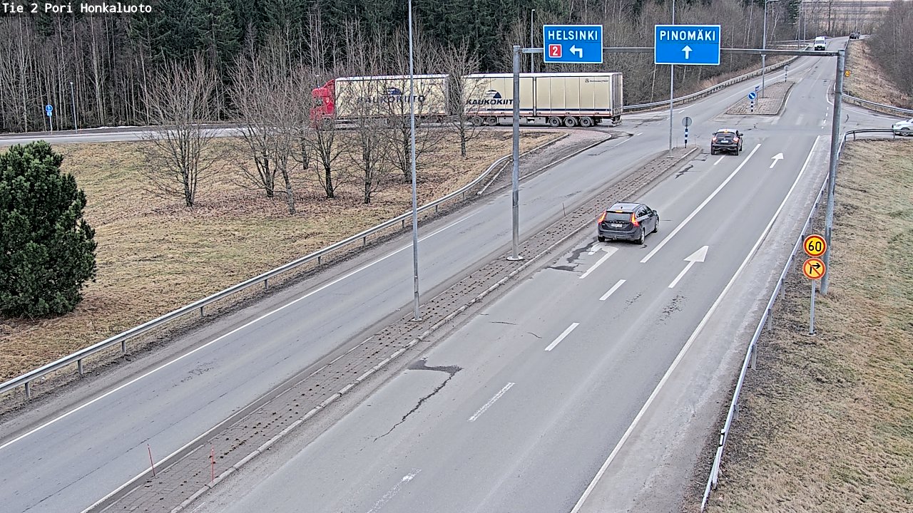 Weather Camera Image Road 2 Pori, Honkaluoto, Pori, Satakunta
