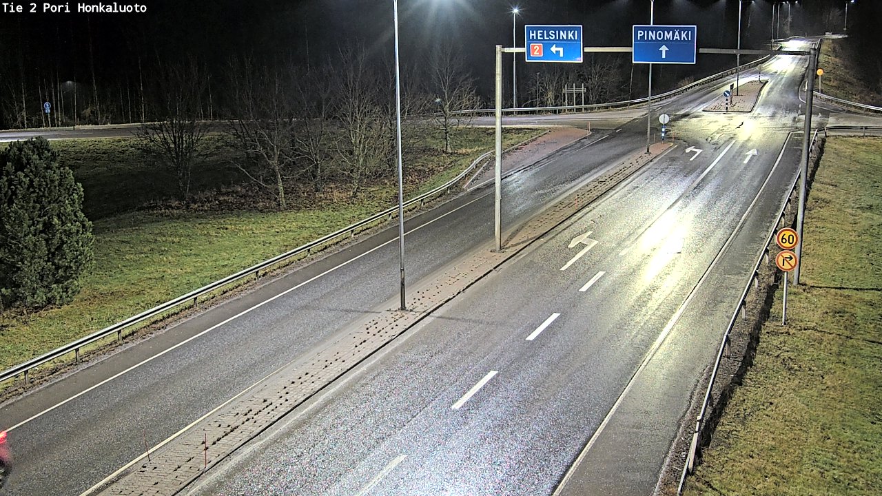 Weather Camera Image Väg 2 Björneborg, Honkaluoto, Pori, Satakunta