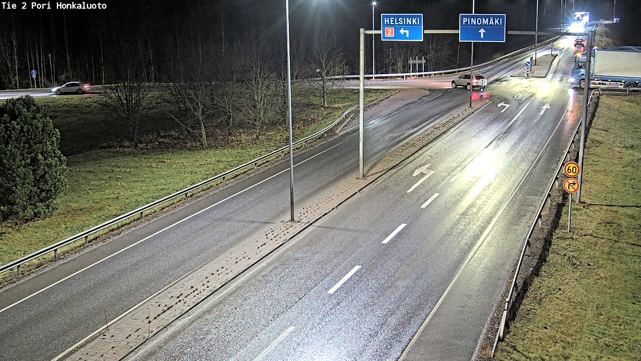 Weather Camera Image Väg 2 Björneborg, Honkaluoto, Pori, Satakunta