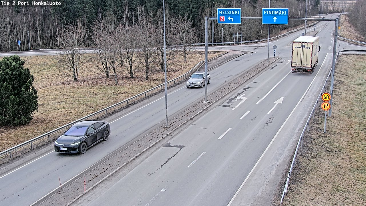 Kelikamerat Kuva Tie 2 Pori, Honkaluoto, Pori, Satakunta