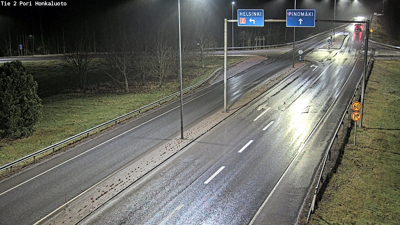 Weather Camera Image Väg 2 Björneborg, Honkaluoto, Pori, Satakunta