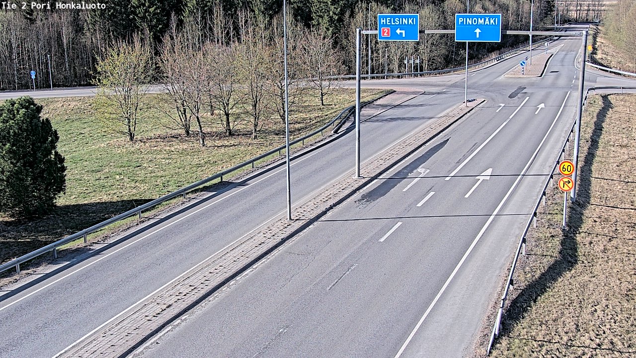 Kelikamerat Kuva Tie 2 Pori, Honkaluoto, Pori, Satakunta