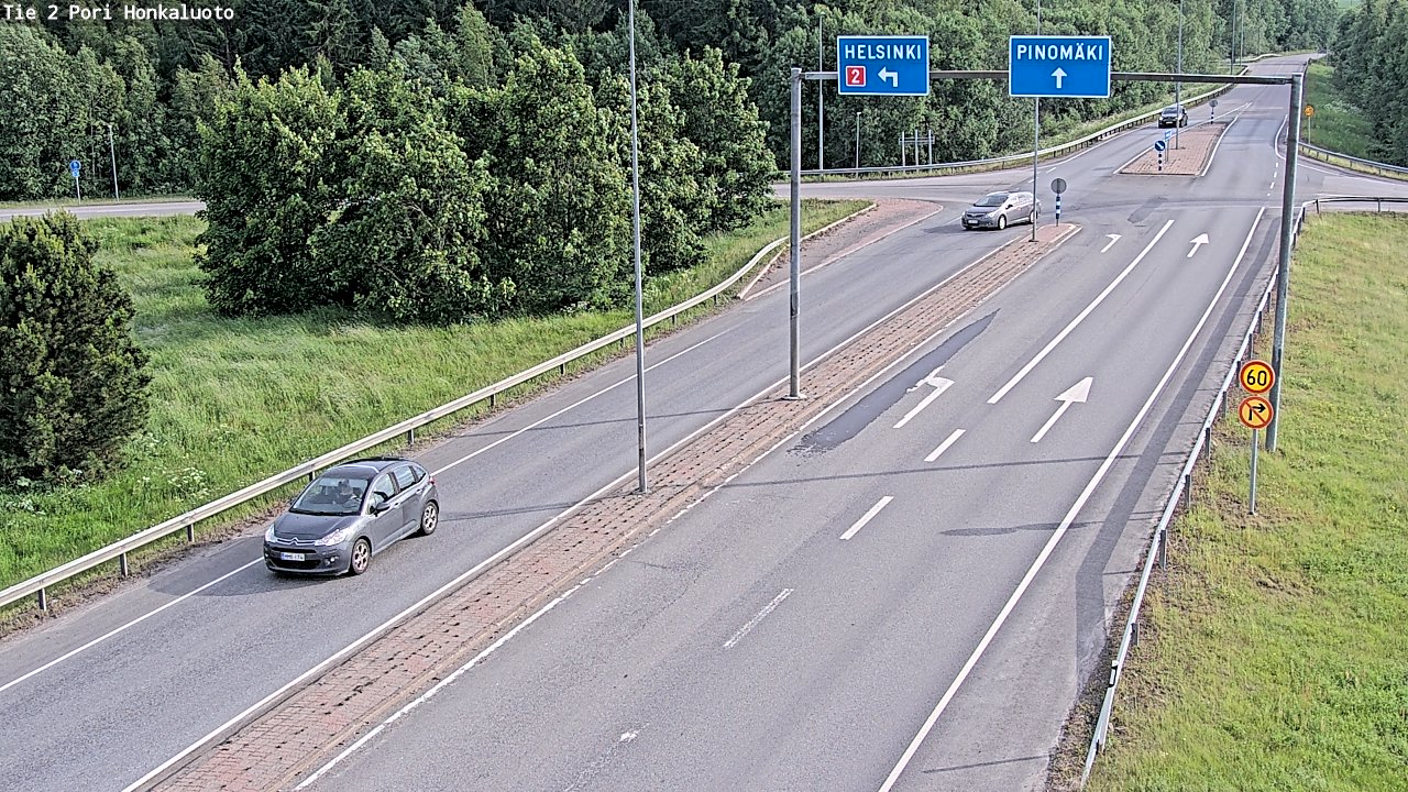 Kelikamerat Kuva Tie 2 Pori, Honkaluoto, Pori, Satakunta