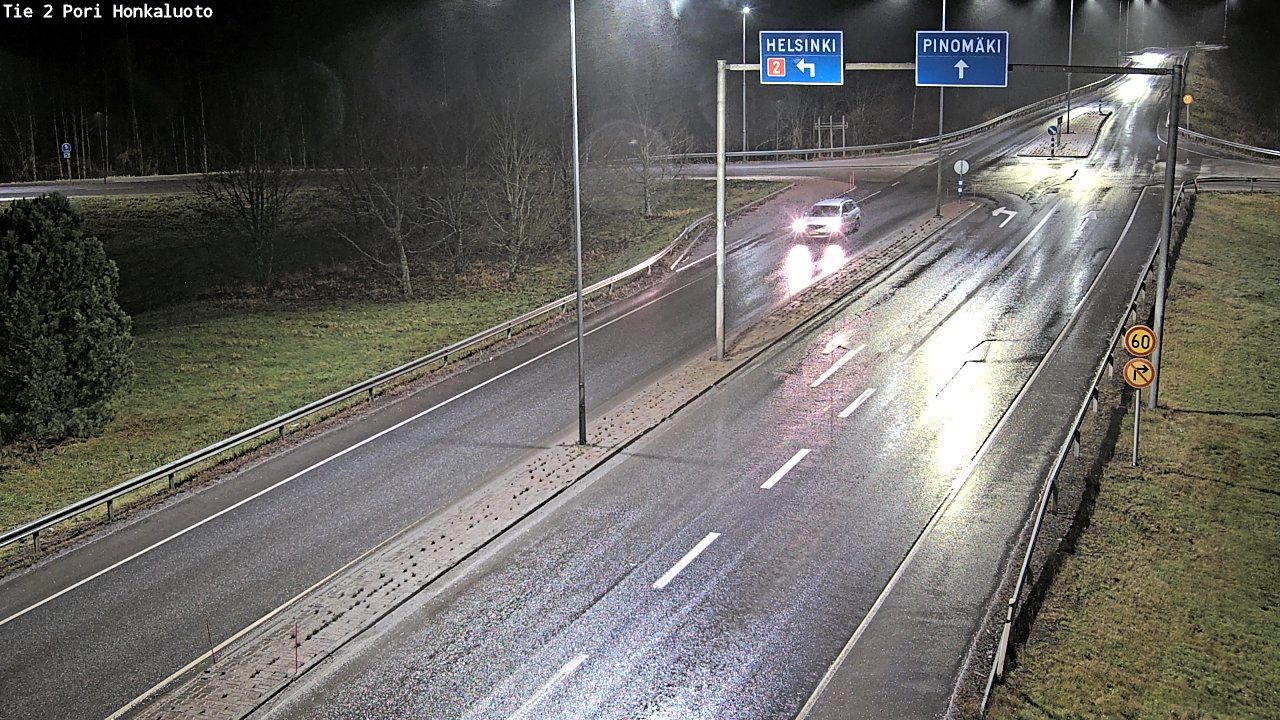 Weather Camera Image Väg 2 Björneborg, Honkaluoto, Pori, Satakunta