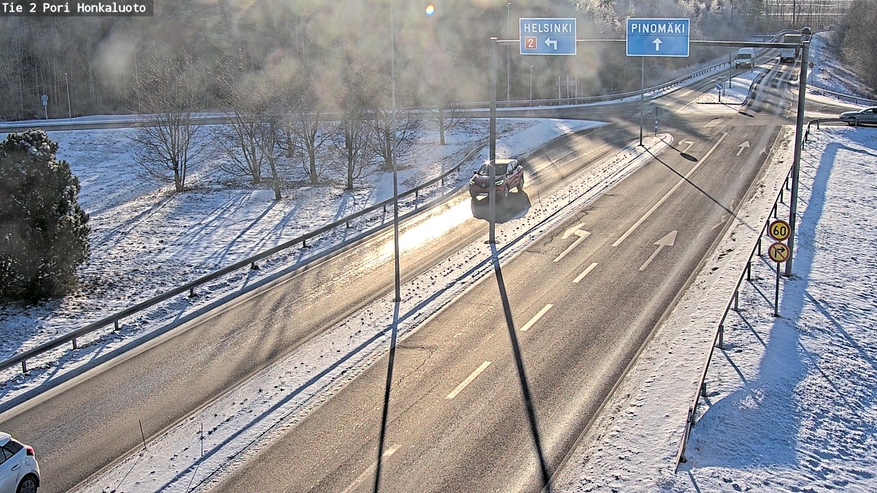 Kelikamerat Kuva Tie 2 Pori, Honkaluoto, Pori, Satakunta