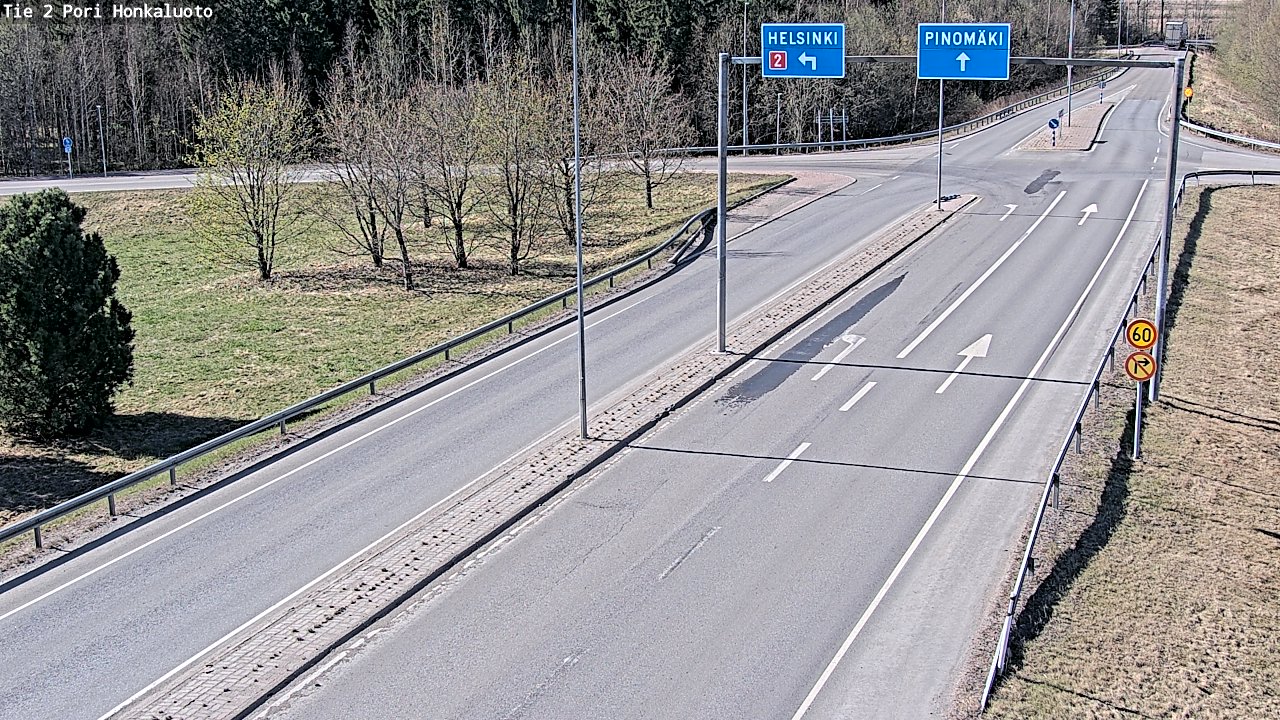 Kelikamerat Kuva Tie 2 Pori, Honkaluoto, Pori, Satakunta