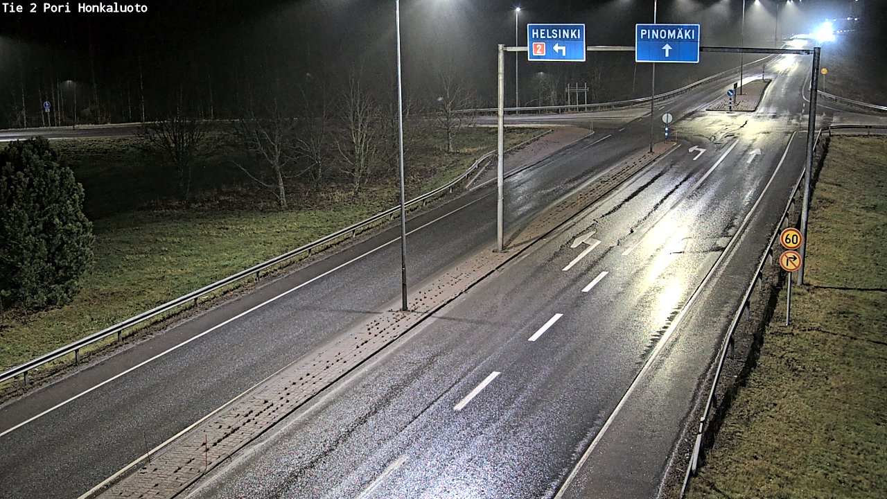 Weather Camera Image Väg 2 Björneborg, Honkaluoto, Pori, Satakunta