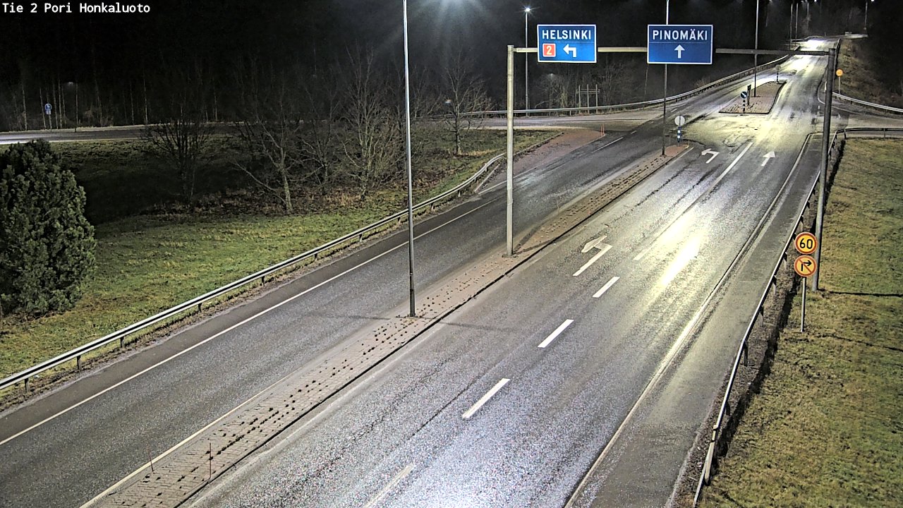 Weather Camera Image Väg 2 Björneborg, Honkaluoto, Pori, Satakunta