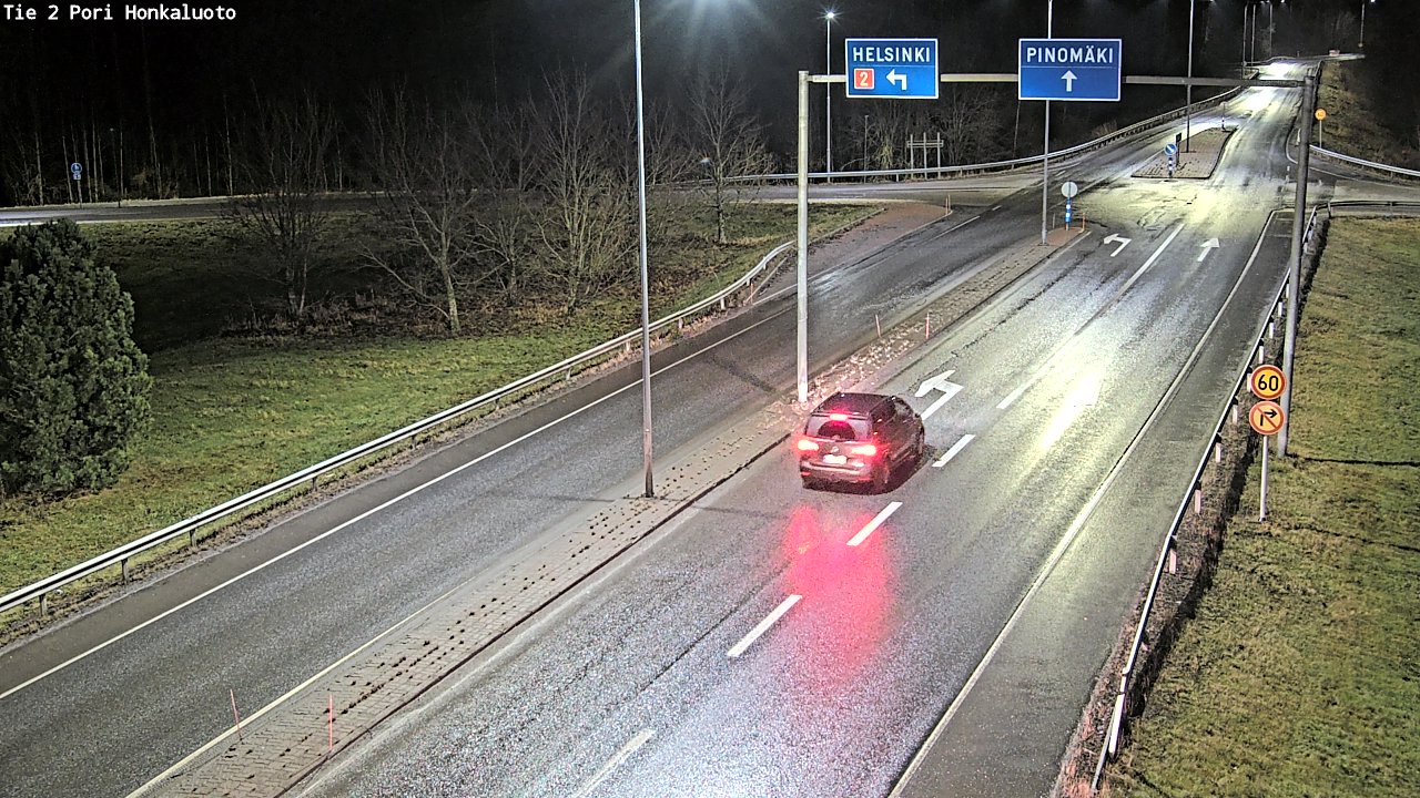 Weather Camera Image Väg 2 Björneborg, Honkaluoto, Pori, Satakunta