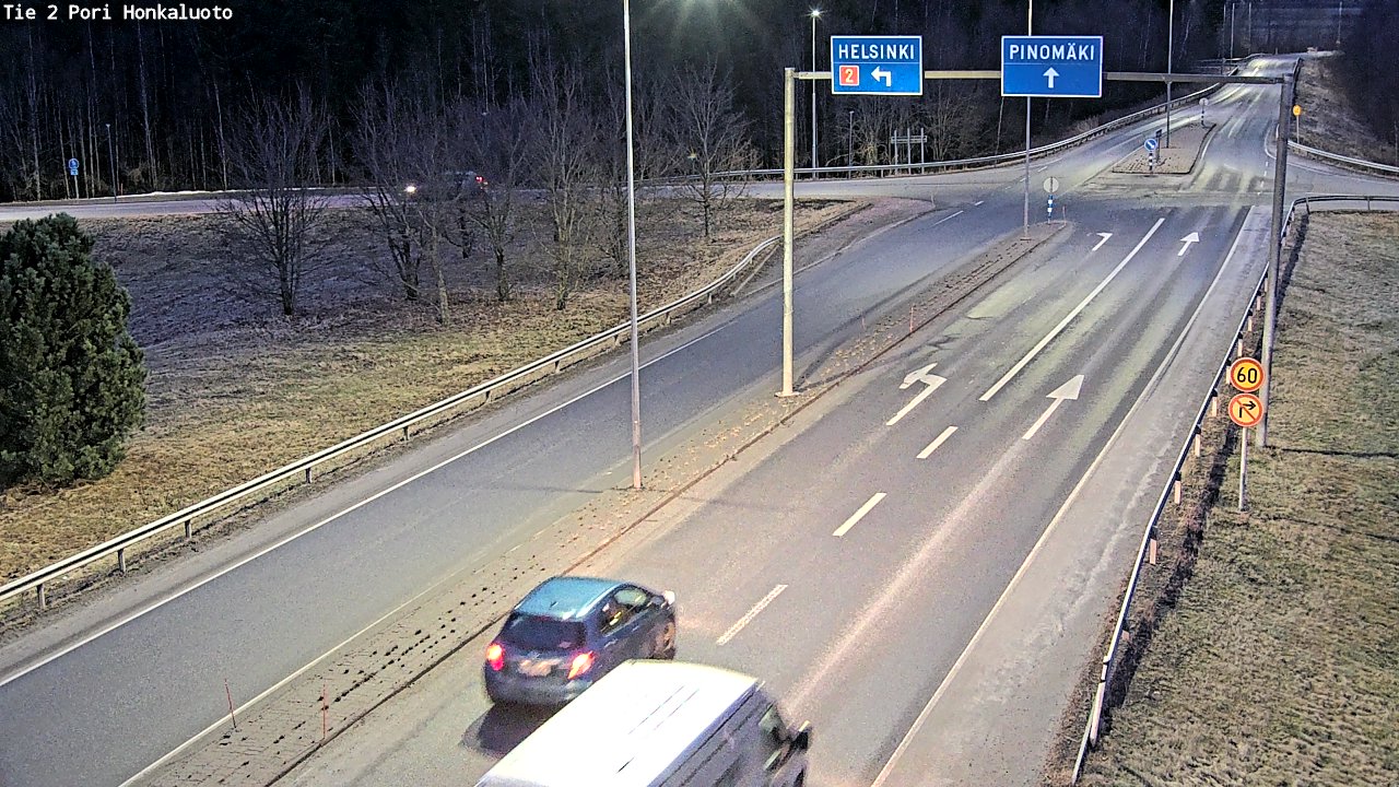 Kelikamerat Kuva Tie 2 Pori, Honkaluoto, Pori, Satakunta