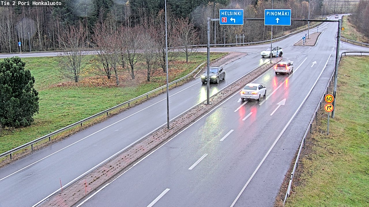 Kelikamerat Kuva Tie 2 Pori, Honkaluoto, Pori, Satakunta