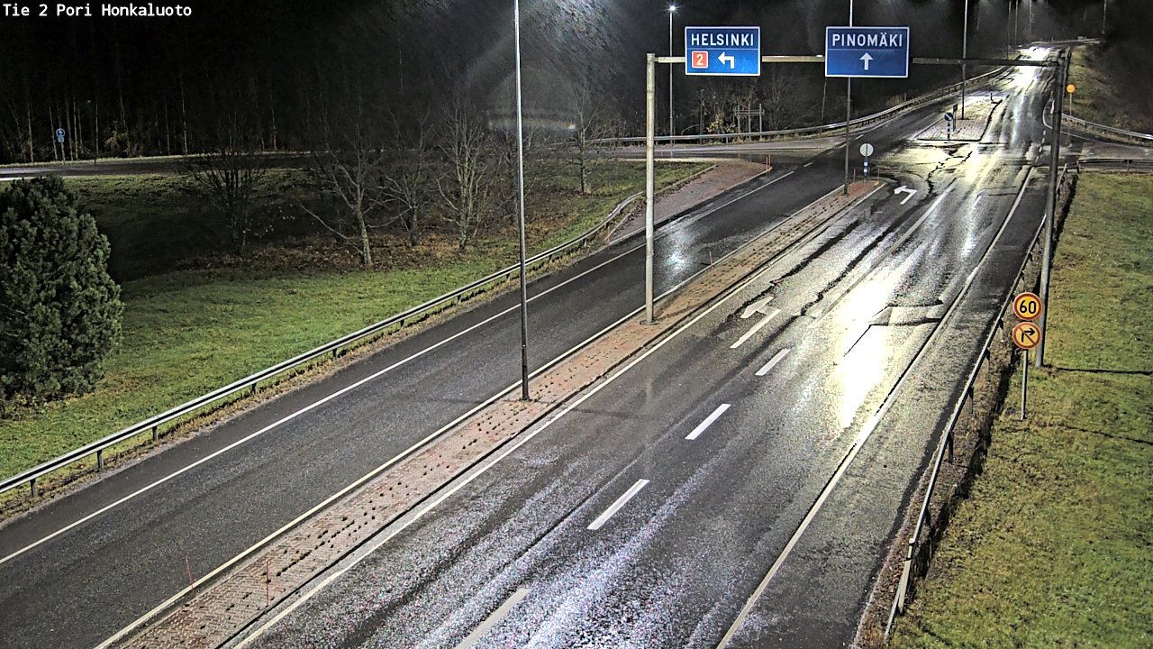 Kelikamerat Kuva Tie 2 Pori, Honkaluoto, Pori, Satakunta