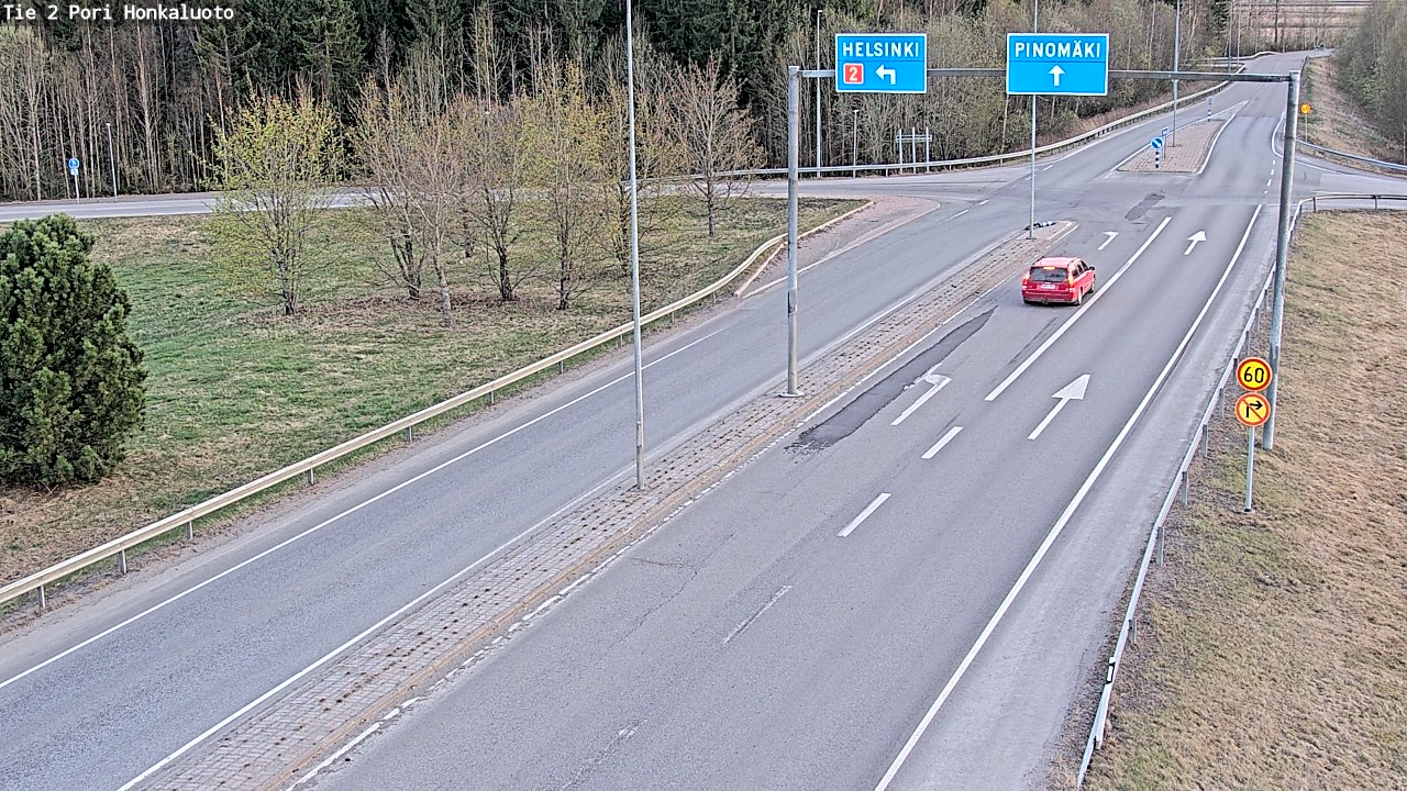 Kelikamerat Kuva Tie 2 Pori, Honkaluoto, Pori, Satakunta