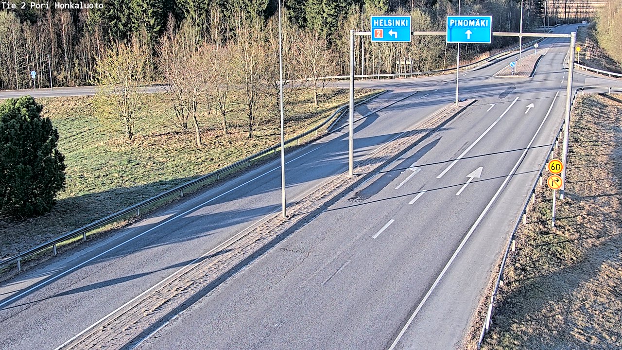 Kelikamerat Kuva Tie 2 Pori, Honkaluoto, Pori, Satakunta