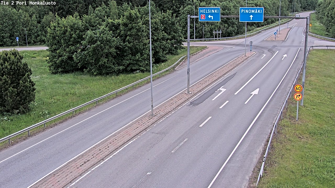 Kelikamerat Kuva Tie 2 Pori, Honkaluoto, Pori, Satakunta