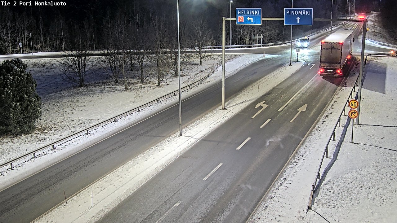 Weather Camera Image Road 2 Pori, Honkaluoto, Pori, Satakunta