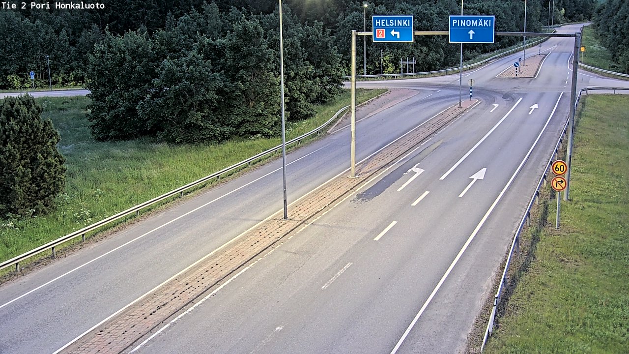 Kelikamerat Kuva Tie 2 Pori, Honkaluoto, Pori, Satakunta