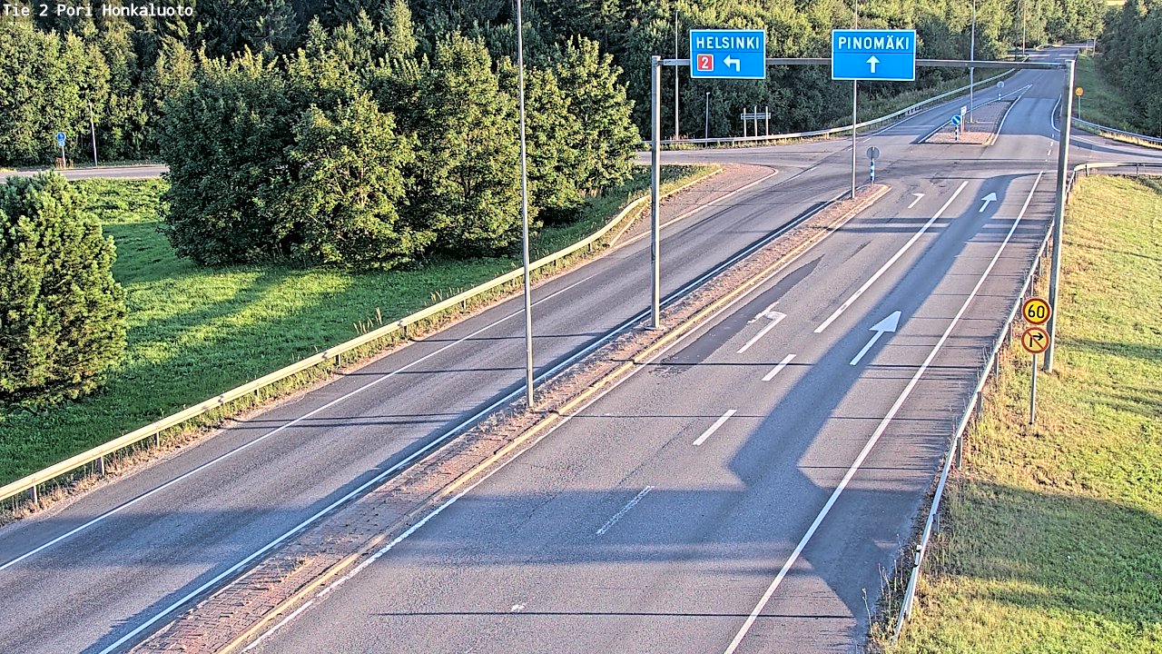Kelikamerat Kuva Tie 2 Pori, Honkaluoto, Pori, Satakunta