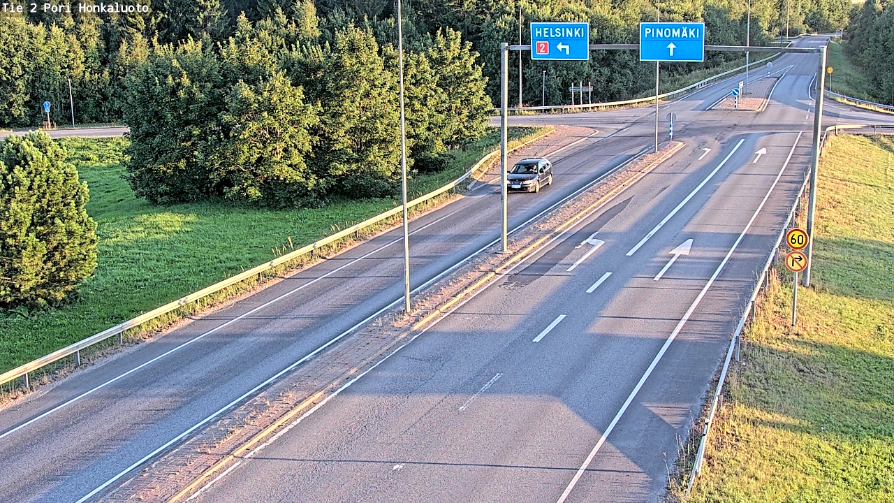 Kelikamerat Kuva Tie 2 Pori, Honkaluoto, Pori, Satakunta