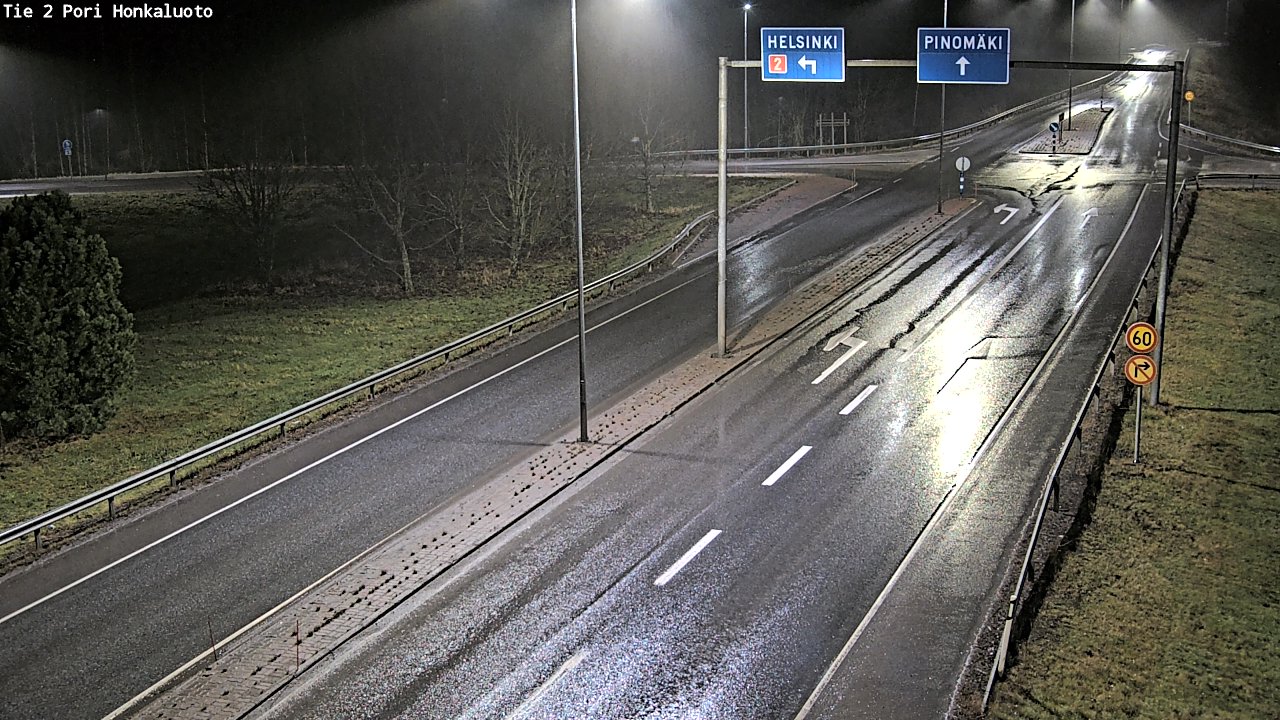 Weather Camera Image Väg 2 Björneborg, Honkaluoto, Pori, Satakunta