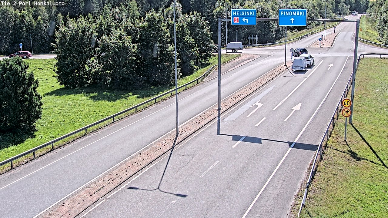 Kelikamerat Kuva Tie 2 Pori, Honkaluoto, Pori, Satakunta