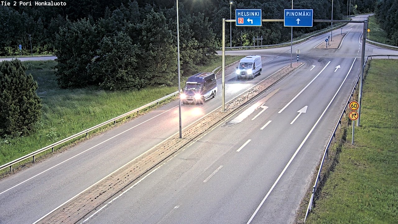 Kelikamerat Kuva Tie 2 Pori, Honkaluoto, Pori, Satakunta
