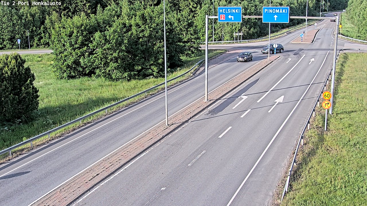 Kelikamerat Kuva Tie 2 Pori, Honkaluoto, Pori, Satakunta