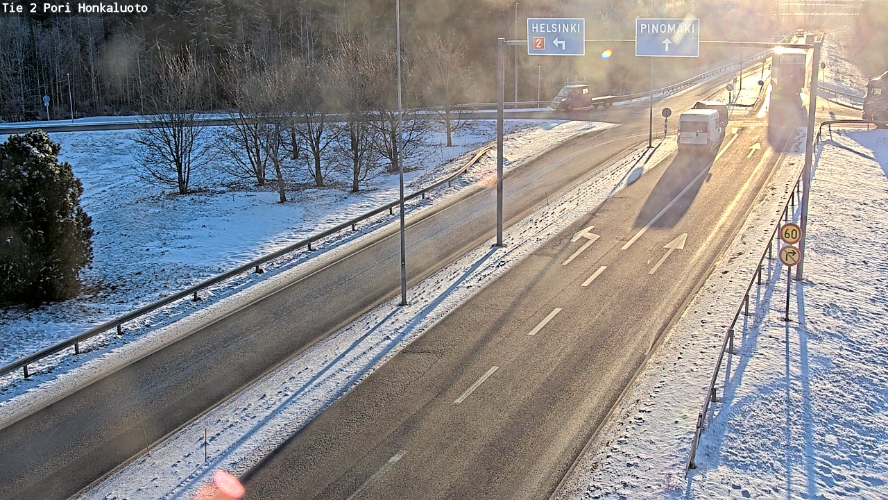 Weather Camera Image Road 2 Pori, Honkaluoto, Pori, Satakunta