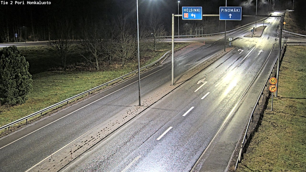 Weather Camera Image Väg 2 Björneborg, Honkaluoto, Pori, Satakunta