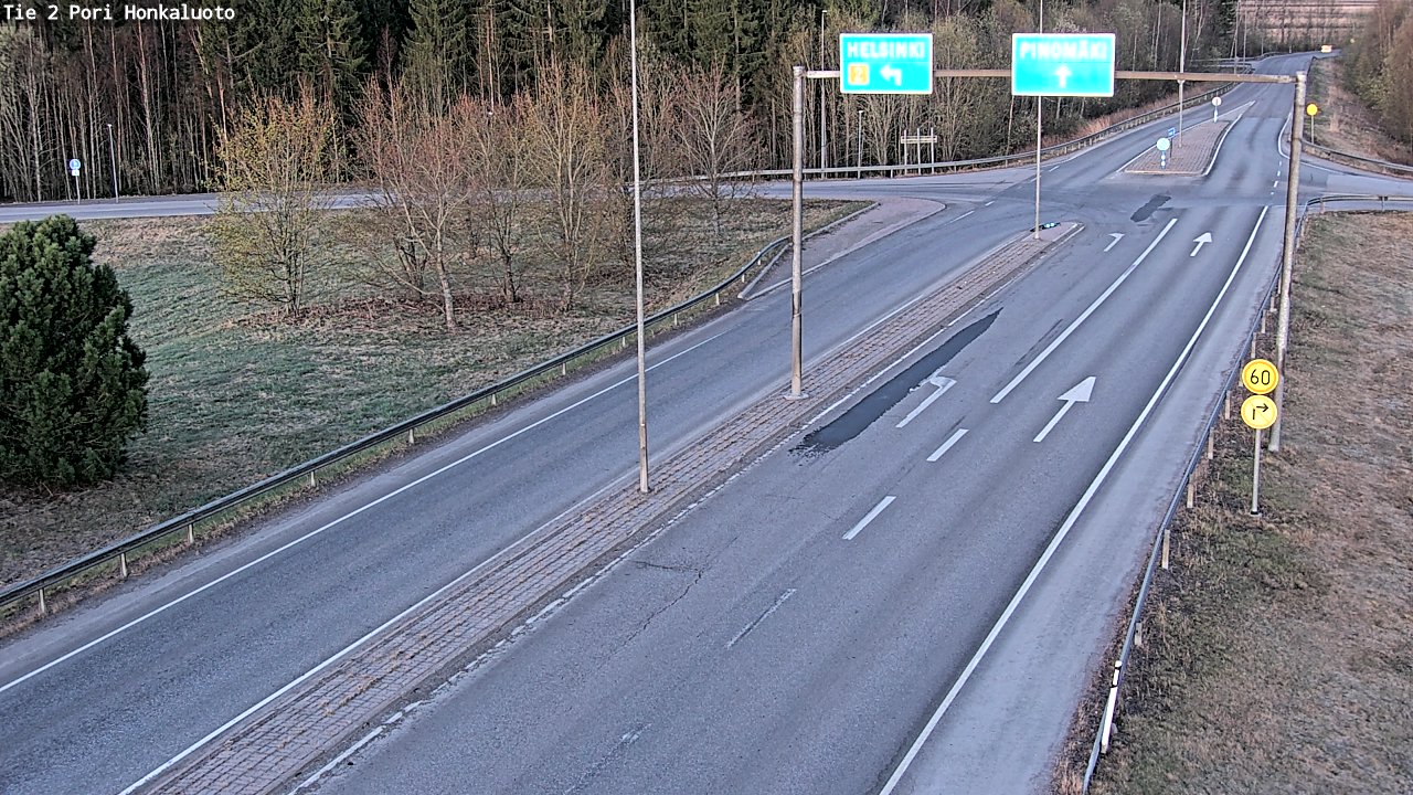 Kelikamerat Kuva Tie 2 Pori, Honkaluoto, Pori, Satakunta