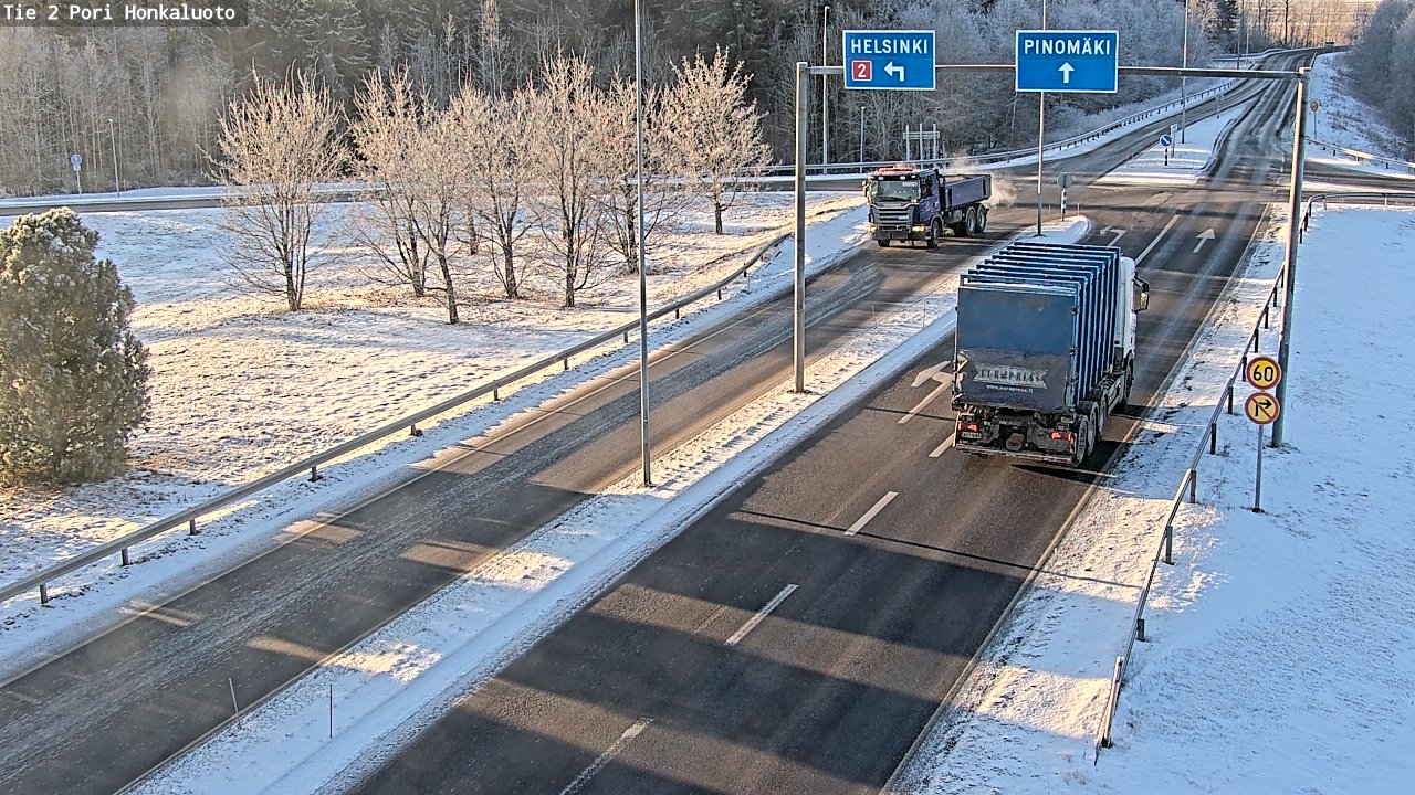 Kelikamerat Kuva Tie 2 Pori, Honkaluoto, Pori, Satakunta